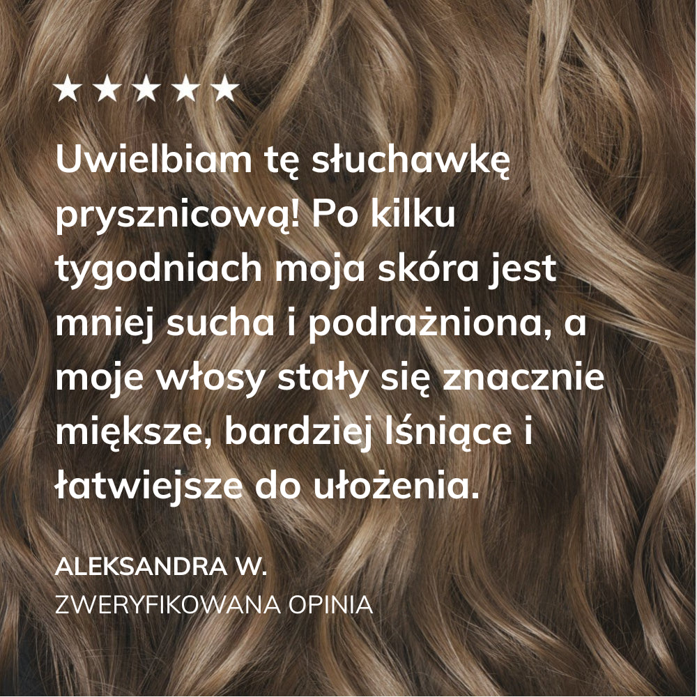 Filtrująca słuchawka prysznicowa IVORIA