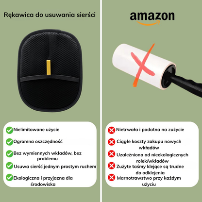 Rękawica do usuwania sierści