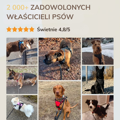 Szelki bezuciskowe przeciw ciągnięciu KROK